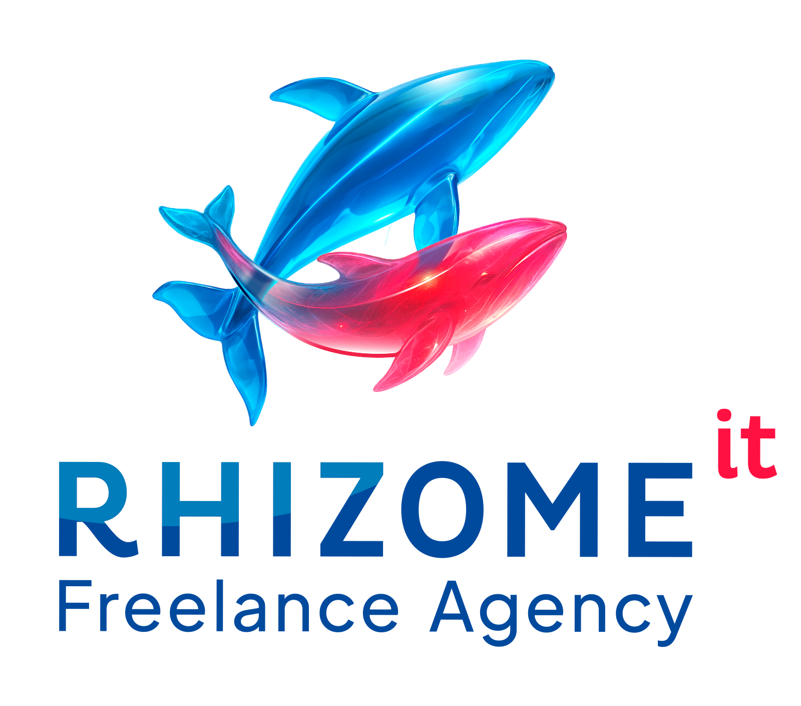 Logo Rhizome IT — Vertical · couleur