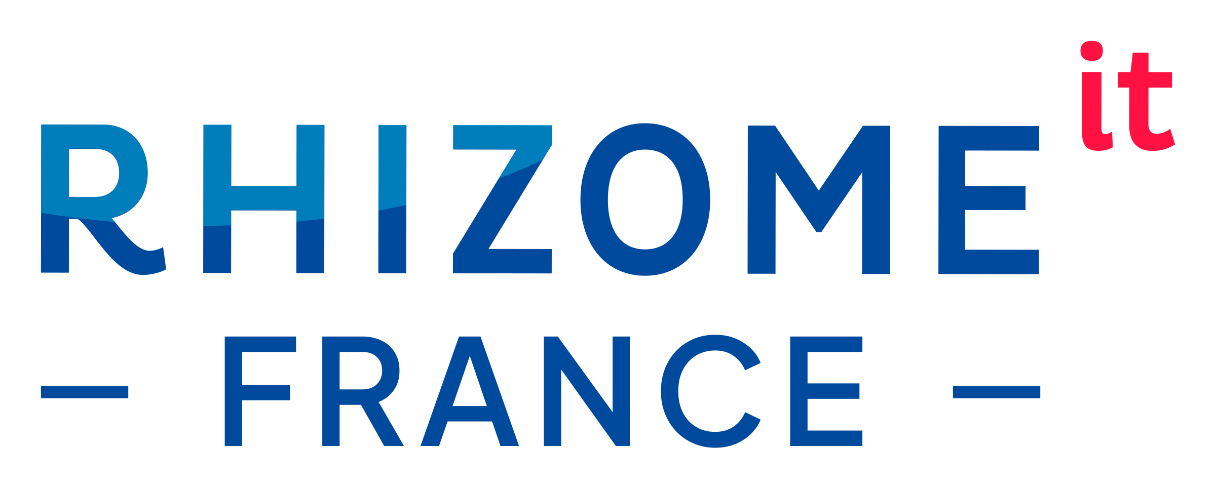 Logo Rhizome IT — Nom + France